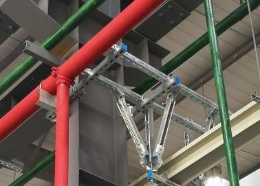 黑河该抗震支架的整体式支吊架结构协调性好